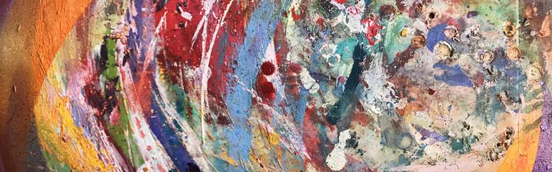 abstract globe war painting iStock
