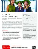 LL.M in International Law thumbnail